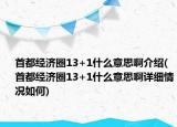 首都經(jīng)濟圈13+1什么意思啊介紹(首都經(jīng)濟圈13+1什么意思啊詳細情況如何)
