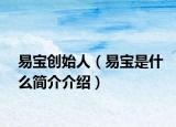 易寶創(chuàng)始人（易寶是什么簡介介紹）