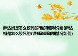 薩達(dá)姆是怎么絞死的?誰知道啊介紹(薩達(dá)姆是怎么絞死的?誰知道啊詳細(xì)情況如何)