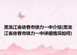 黑龍江省依春市鐵力一中介紹(黑龍江省依春市鐵力一中詳細情況如何)