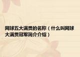 網(wǎng)球五大滿貫的名稱（什么叫網(wǎng)球大滿貫冠軍簡(jiǎn)介介紹）