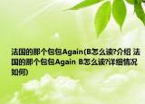 法國(guó)的那個(gè)包包Again(B怎么讀?介紹 法國(guó)的那個(gè)包包Again B怎么讀?詳細(xì)情況如何)