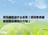 項(xiàng)羽虞姬是什么關(guān)系（項(xiàng)羽老婆虞姬祖籍在哪簡(jiǎn)介介紹）