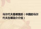 馬爾代夫是哪里的（中國的馬爾代夫在哪簡介介紹）