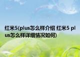 紅米5(plus怎么樣介紹 紅米5 plus怎么樣詳細情況如何)