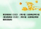 有沒有類似《力王》（樊少皇）這類電影啊介紹(有沒有類似《力王》（樊少皇）這類電影啊詳細(xì)情況如何)