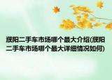 濮陽二手車市場哪個最大介紹(濮陽二手車市場哪個最大詳細情況如何)