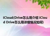 iCloud(Drive怎么用介紹 iCloud Drive怎么用詳細(xì)情況如何)