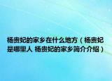 楊貴妃的家鄉(xiāng)在什么地方（楊貴妃是哪里人 楊貴妃的家鄉(xiāng)簡介介紹）