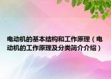 電動機的基本結構和工作原理（電動機的工作原理及分類簡介介紹）