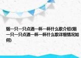 煙一只一只點酒一杯一杯什么歌介紹(煙一只一只點酒一杯一杯什么歌詳細(xì)情況如何)