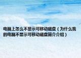 電腦上怎么不顯示可移動(dòng)磁盤（為什么我的電腦不顯示可移動(dòng)磁盤簡(jiǎn)介介紹）