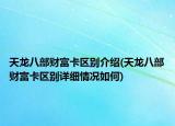 天龍八部財(cái)富卡區(qū)別介紹(天龍八部財(cái)富卡區(qū)別詳細(xì)情況如何)