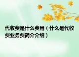代收費(fèi)是什么費(fèi)用（什么是代收費(fèi)業(yè)務(wù)費(fèi)簡介介紹）
