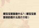 暖寶寶里面是什么?（暖寶寶里面裝的是什么簡介介紹）