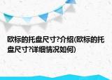 歐標(biāo)的托盤尺寸?介紹(歐標(biāo)的托盤尺寸?詳細(xì)情況如何)