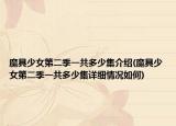 魔具少女第二季一共多少集介紹(魔具少女第二季一共多少集詳細(xì)情況如何)