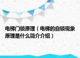 電梯門鎖原理（電梯的自鎖現(xiàn)象原理是什么簡介介紹）