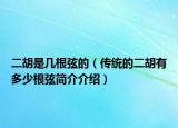 二胡是幾根弦的（傳統(tǒng)的二胡有多少根弦簡介介紹）