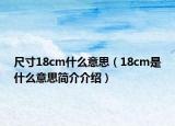 尺寸18cm什么意思（18cm是什么意思簡(jiǎn)介介紹）