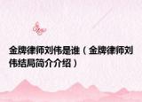 金牌律師劉偉是誰（金牌律師劉偉結(jié)局簡介介紹）