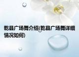 乾縣廣場(chǎng)舞介紹(乾縣廣場(chǎng)舞詳細(xì)情況如何)