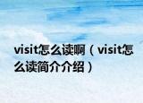 visit怎么讀?。╲isit怎么讀簡介介紹）