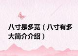 八寸是多寬（八寸有多大簡介介紹）