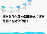 博州有幾個(gè)縣 分別是什么（博州是哪個(gè)省簡介介紹）