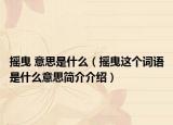 搖曳 意思是什么（搖曳這個(gè)詞語(yǔ)是什么意思簡(jiǎn)介介紹）