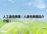 人工造雪原理（人造雪原理簡介介紹）