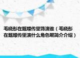 毛曉彤在甄嬛傳里飾演誰(shuí)（毛曉彤在甄嬛傳里演什么角色呢簡(jiǎn)介介紹）