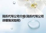 簡歷代寫公司介紹(簡歷代寫公司詳細情況如何)