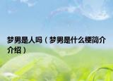 夢男是人嗎（夢男是什么梗簡介介紹）
