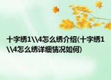 十字繡1\4怎么繡介紹(十字繡1\4怎么繡詳細情況如何)