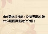 dnf男格斗技能（DNF男格斗轉什么刷圖厲害簡介介紹）