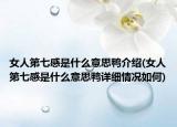 女人第七感是什么意思鴨介紹(女人第七感是什么意思鴨詳細(xì)情況如何)