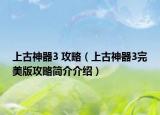 上古神器3 攻略（上古神器3完美版攻略簡(jiǎn)介介紹）