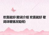 歡喜就好(歌詞介紹 歡喜就好 歌詞詳細(xì)情況如何)