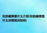 灰的偏旁是什么介紹(灰的偏旁是什么詳細情況如何)