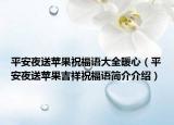 平安夜送蘋果祝福語(yǔ)大全暖心（平安夜送蘋果吉祥祝福語(yǔ)簡(jiǎn)介介紹）