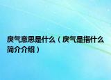 戾氣意思是什么（戾氣是指什么簡(jiǎn)介介紹）
