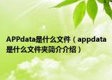APPdata是什么文件（appdata是什么文件夾簡介介紹）