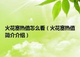 火花塞熱值怎么看（火花塞熱值簡介介紹）