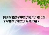 賀子珍的孩子哪去了簡(jiǎn)介介紹（賀子珍的孩子哪去了簡(jiǎn)介介紹）