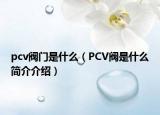 pcv閥門是什么（PCV閥是什么簡介介紹）