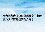 七大洲八大洋分別是哪幾個(gè)（七大洲八大洋有哪些簡介介紹）