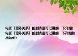 電影《意外關(guān)系》的劇情誰可以講解一下介紹(電影《意外關(guān)系》的劇情誰可以講解一下詳細(xì)情況如何)