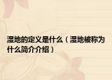 濕地的定義是什么（濕地被稱為什么簡(jiǎn)介介紹）