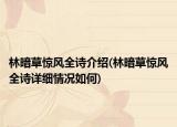 林暗草驚風(fēng)全詩介紹(林暗草驚風(fēng)全詩詳細(xì)情況如何)